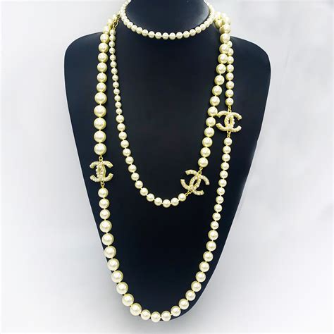 chanel pearl necklace buy online